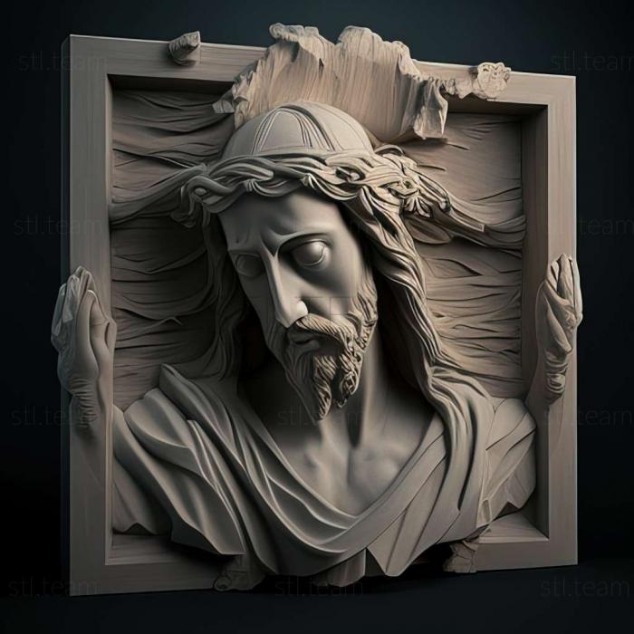 3D model jesus (STL)